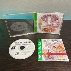 Final Fantasy Origins Sony PlayStation 1 Greatest Hits 2003 Square Enix RPG PS1